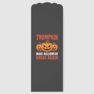 Funny Halloween Trumpkin Pumpkin Parody Bookmarks