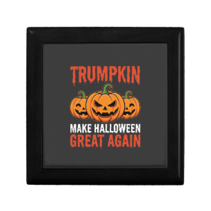 Funny Halloween Trumpkin Pumpkin Parody Gift Box