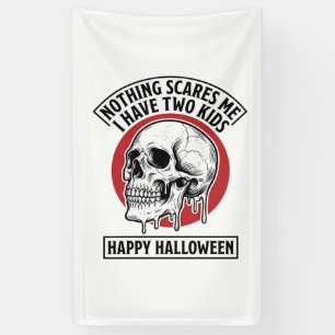 Funny Halloween Two Kids Skull Shirt Design_1 Banner