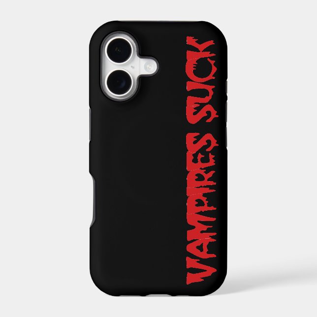 Funny Halloween Vampires Suck Iphone Case (Back)
