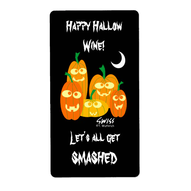 Funny Halloween Wine or Beer Labels | Zazzle