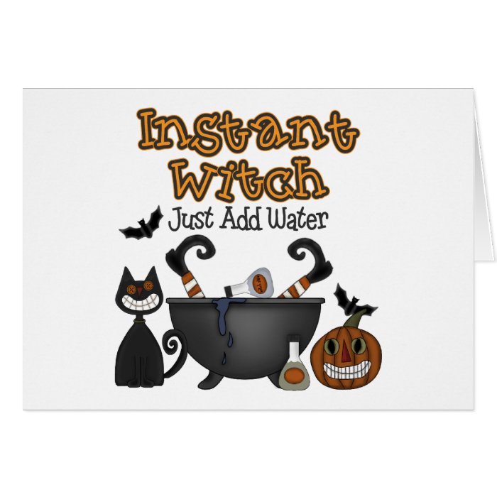 Funny Halloween Witch Halloween Card