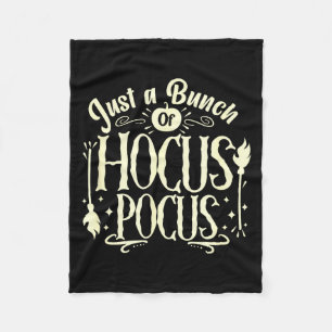 Funny Halloween Witch Just A Bunch Of Quote Gift Fleece Blanket