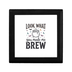 Funny Halloween Witch Quote Look What You Made Me  Gift Box