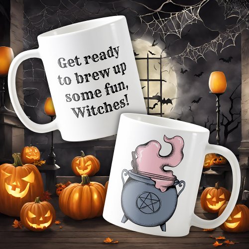 Funny Halloween Witch Spooky Brew Coffee Mug