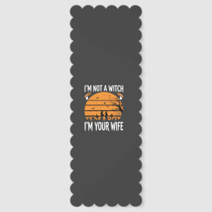 Funny Halloween Witch Wife Graveyard Design Bookmarks