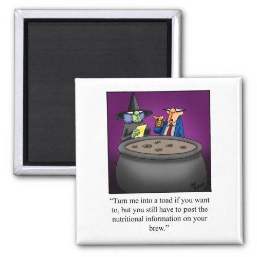 Funny Halloween Witches Humor Magnet
