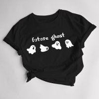 Funny Halloween Women's Ghost T-Shirt