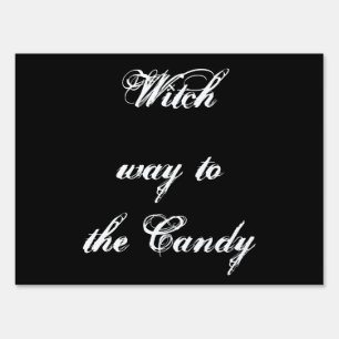 Funny Halloween Yard Sign