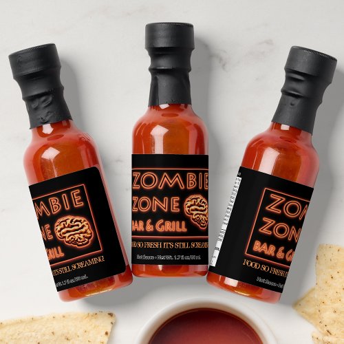 Funny Halloween Zombie Food So Fresh Hot Sauces