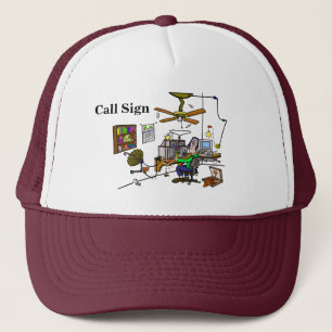 Funny Ham Cave Ham Radio Cap. Customize It! Trucker Hat
