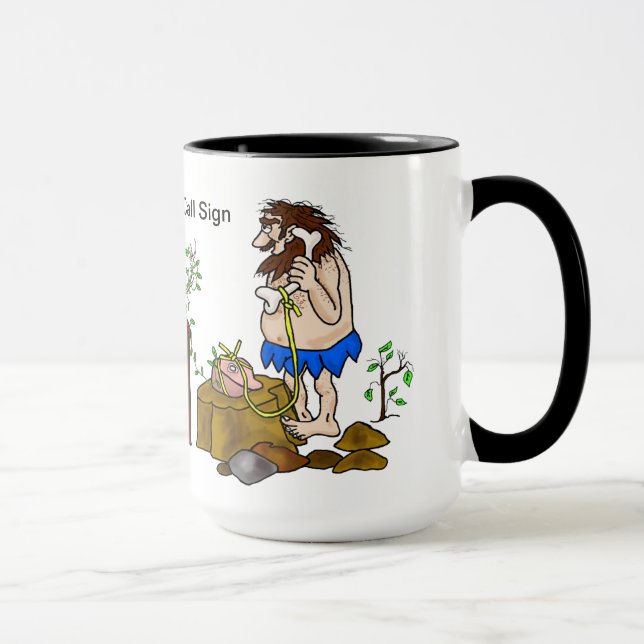 Funny Ham Radio B.C. Mug  Customize It! (Right)