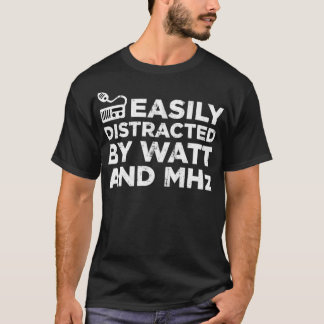 Funny Ham Radio Morse Code CB Radio Nerdy Geek CW T-Shirt