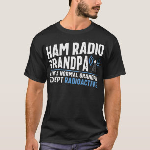Funny Ham Radio Operator Antenna Amateur Radio Gif T-Shirt