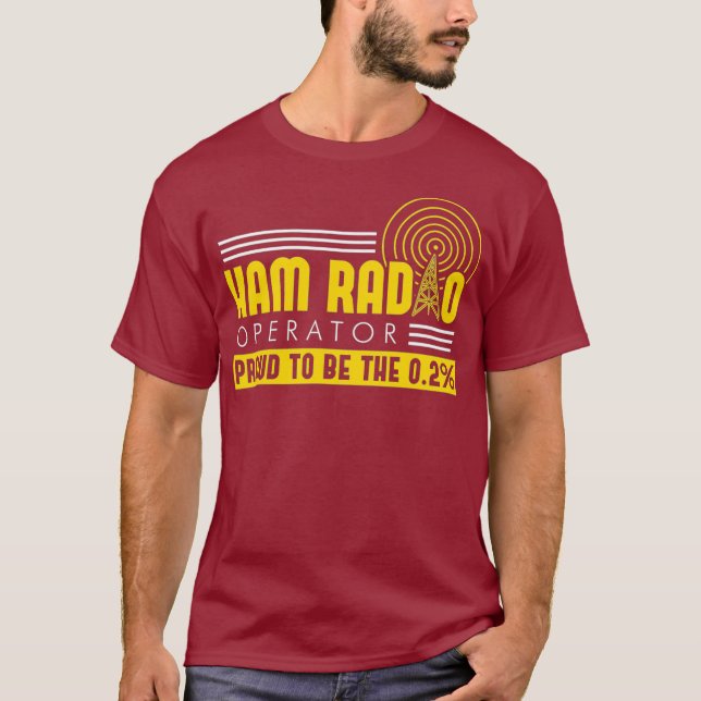 Funny Ham Radio Operator T-Shirt (Front)