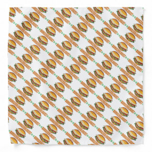 Funny Hamburger Bandana