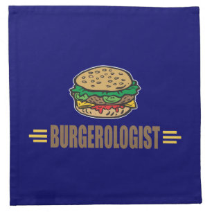 Funny Hamburger Cloth Napkin