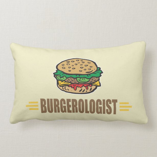 cheeseburger pillow