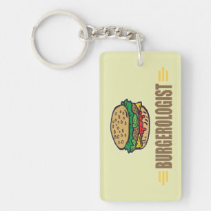 Funny Hamburgers Keychain