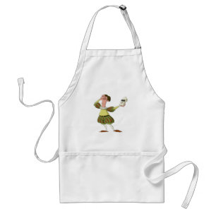 Funny Hamlet Shakespeare Actor Holding Skull Adult Apron