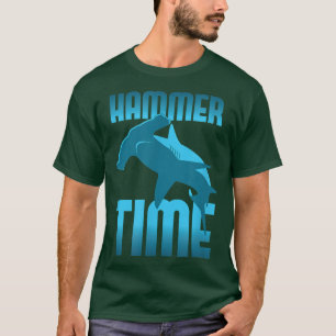 Funny, Hammer Time Hammerhead Shark  T-Shirt