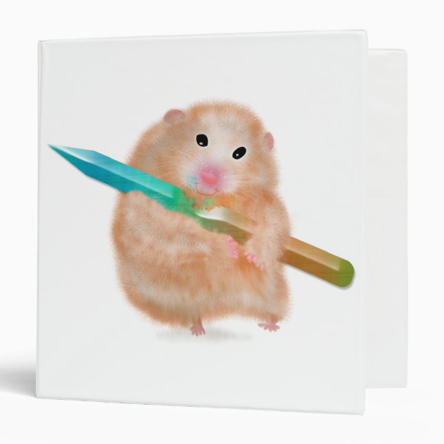 funny hamster binder (Front/Inside)