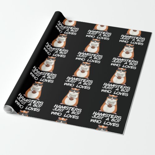 Funny Hamster Cool Tiny Gift  For Kids Wrapping Paper