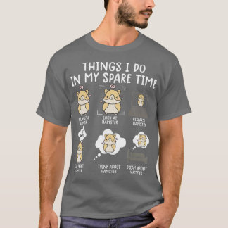 funny hamster s for women hammy cute pet lovers gi T-Shirt