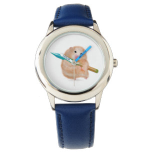 Funny Hamster with pencil watch by ORDesigns.