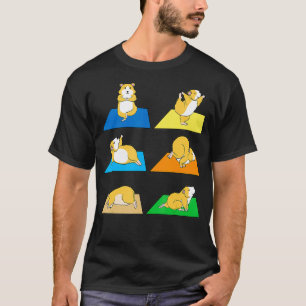 Funny Hamster Yoga Guinea Pig Rodent New T-Shirt