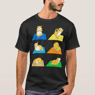 Funny Hamster Yoga Guinea Pig Rodent New T-Shirt