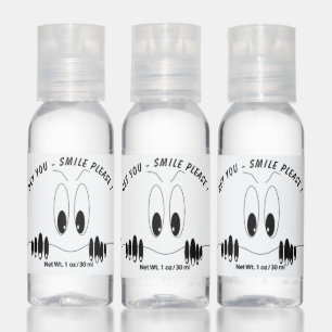 Funny Hand Sanitizer with Curiosity Eyes - Smile