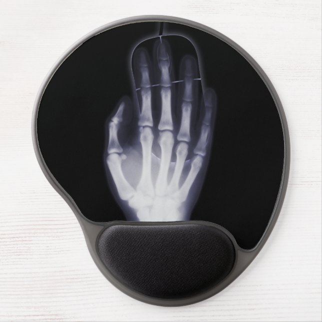 Funny Hand X-ray For internet addictioner Gel Mouse Pad (Front)