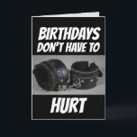 FUNNY HANDCUFFS BIRTHDAY CARD FOR WIFE OR HUSBAND<br><div class="desc">FUZZY HANDCUFFS CARD -- FOR BIRTHDAY. FUNNY MESSAGE</div>
