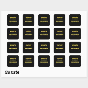 Funny Handicap Parking Joke Square Sticker