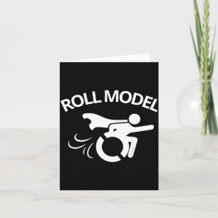 Funny Handicapped Sarcastic Wheelchair Card