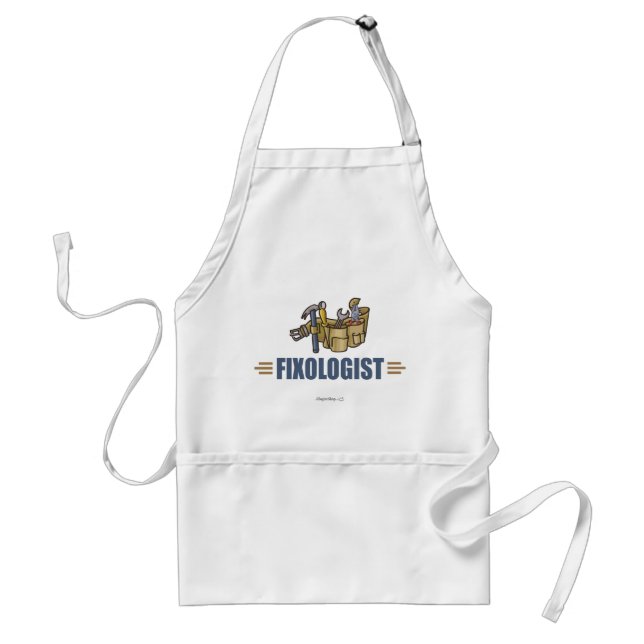Funny Handyman Adult Apron (Front)