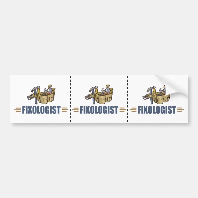 Funny Handyman Bumper Sticker (Front)