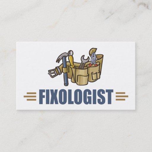 Customizable Funny Handyman Business Card Template