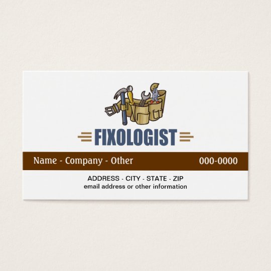 Funny Handyman Business Card