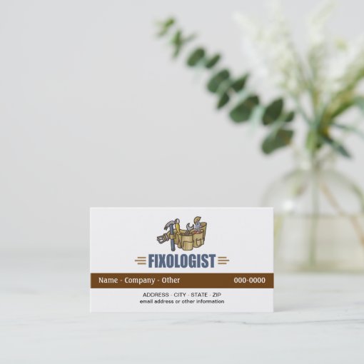 Funny Handyman Business Card Zazzle