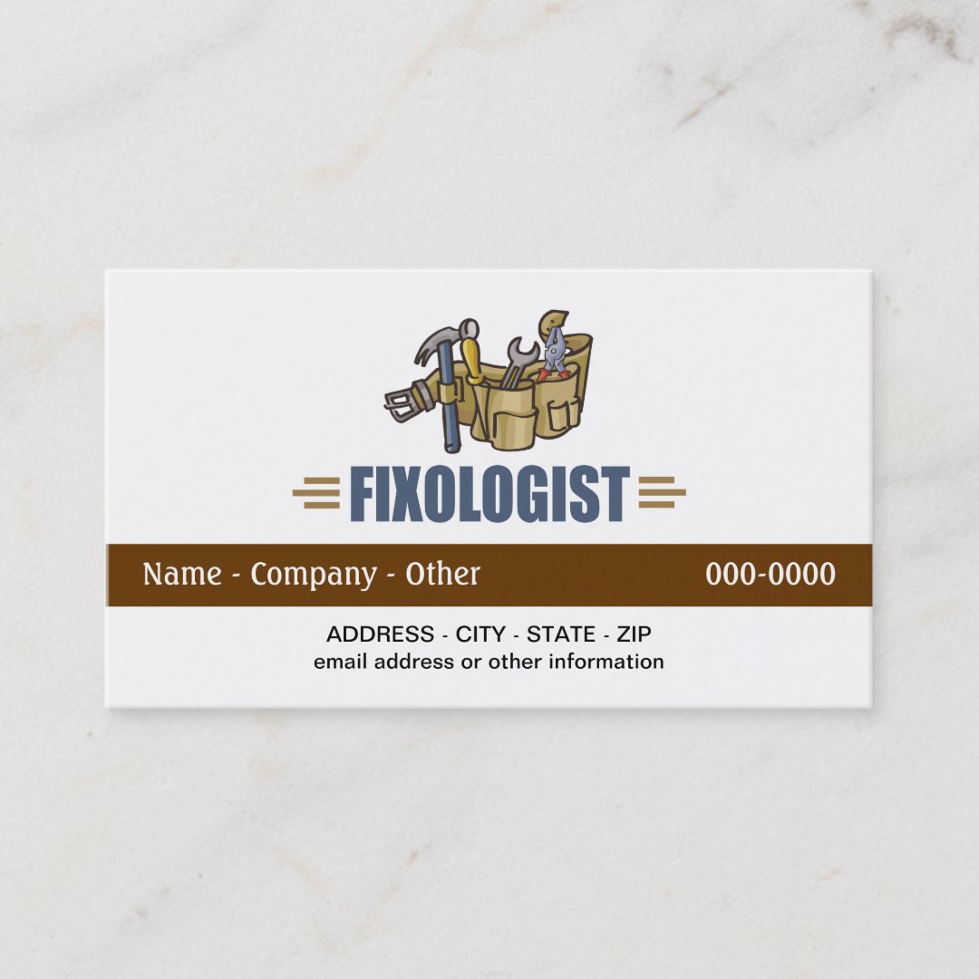 Funny Handyman Business Card Zazzle
