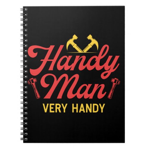 Funny Handyman Craftsman Joke Notebook