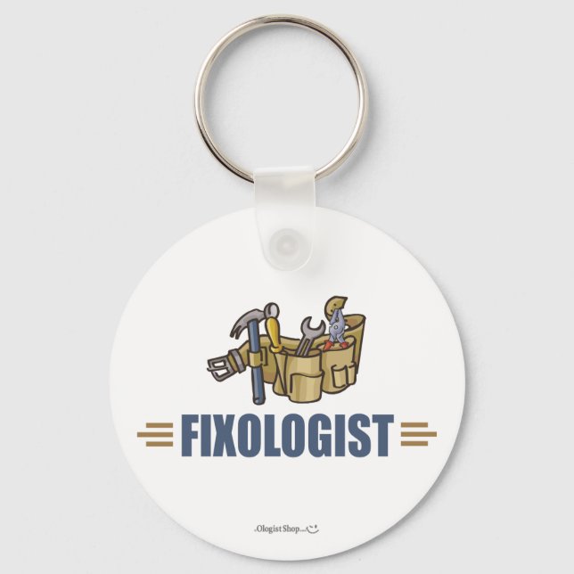 Funny Handyman Keychain (Front)