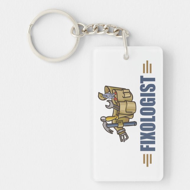 Funny Handyman Keychain (Front)