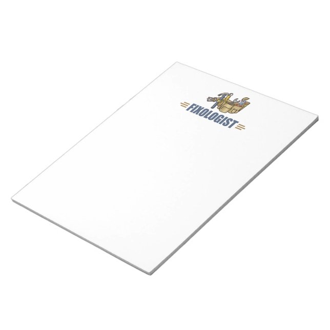 Funny Handyman Notepad (Angled)