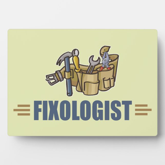 Funny Handyman Plaque (Front)