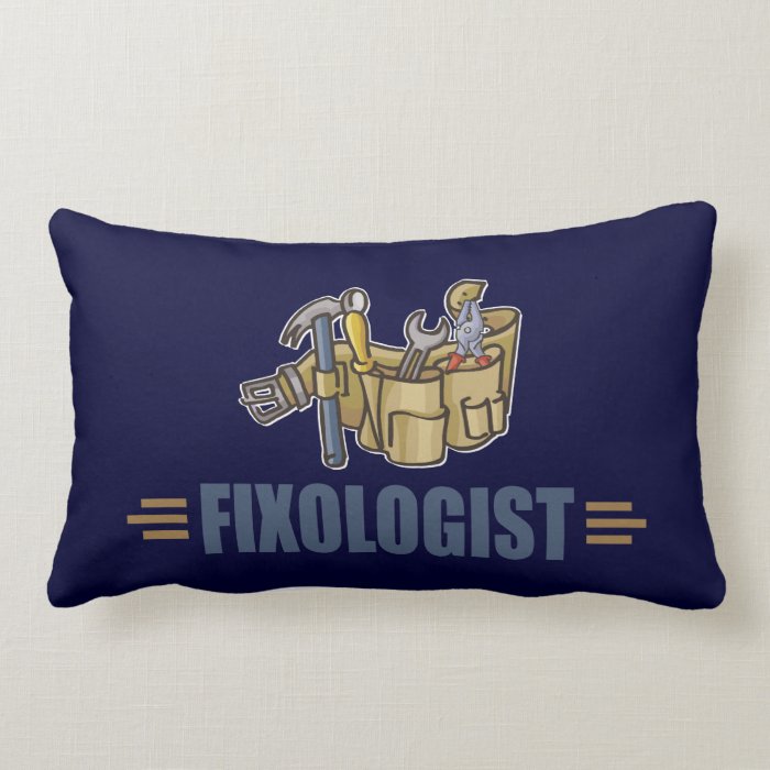 Funny Handyman Throw Pillows