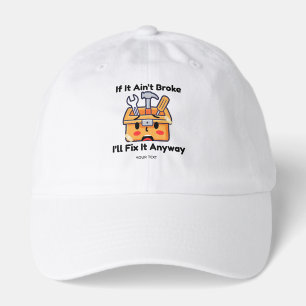 Funny Handyman Tool Box Dad Joke Personalized Hat