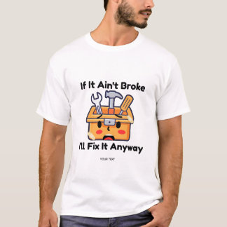 Funny Handyman Tool Box Dad Joke Personalized T-Shirt